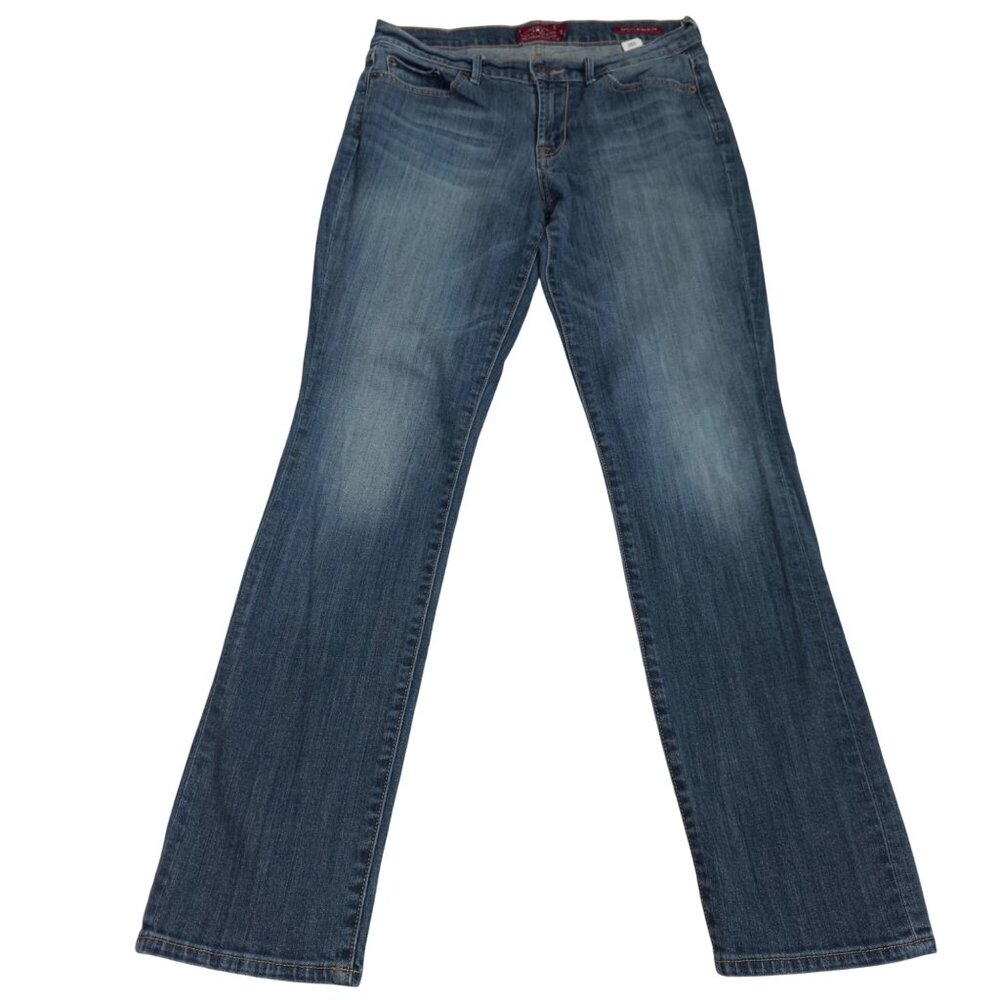 Lucky Brand Womens Handcrafted Medium Wash Straight Leg Jeans Size 6/28R premium